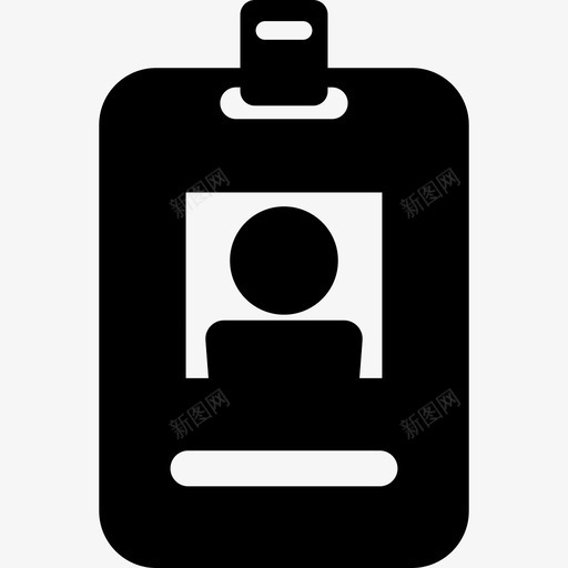 身份证在机场图标svg_新图网 https://ixintu.com 在机场 身份证