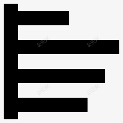 统计图表数据图标svg_新图网 https://ixintu.com 业务图表和图表第16行 图形 图表 数据 水平图 统计