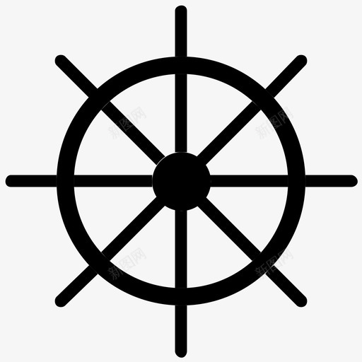 舵手船帆船图标svg_新图网 https://ixintu.com 帆船 方向盘 海盗 舵手 船 运输