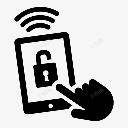 多门解锁自动化控制图标svg_新图网 https://ixintu.com 40个行业 保护 多门解锁 安全 控制 自动化