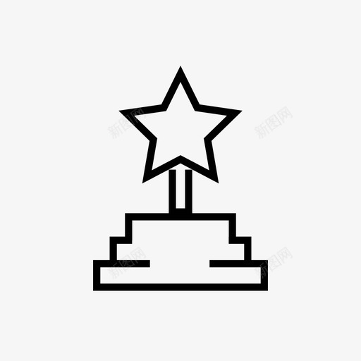 奖杯最佳良好图标svg_新图网 https://ixintu.com 奖杯 最佳 沟通 良好 评分 赢家