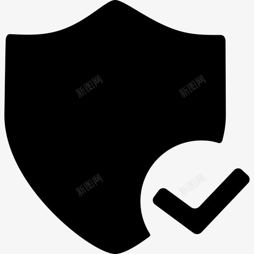 安全防护企业级填充式图标svg_新图网 https://ixintu.com 企业级 填充式 安全防护