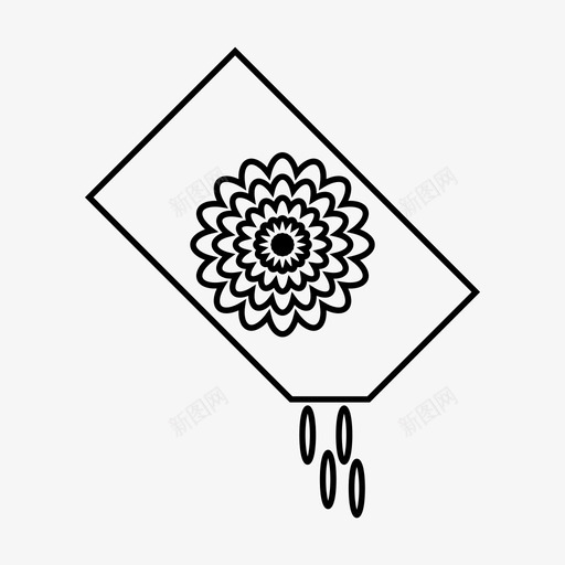 种子包花花园图标svg_新图网 https://ixintu.com 植物 种子 种子包 花 花园