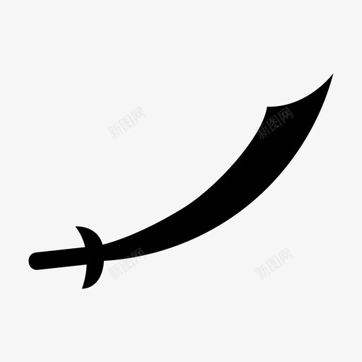剑刀大刀图标svg_新图网 https://ixintu.com 刀 剑 大刀 武器 海盗