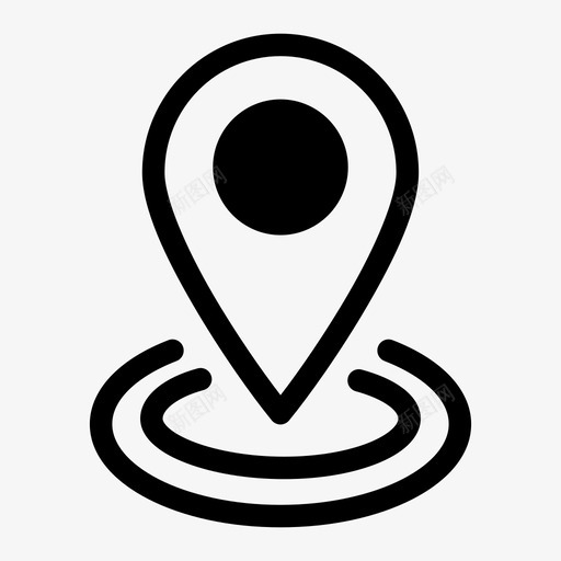 找到位置地址gps图标svg_新图网 https://ixintu.com gps 地图密码 地址 找到位置