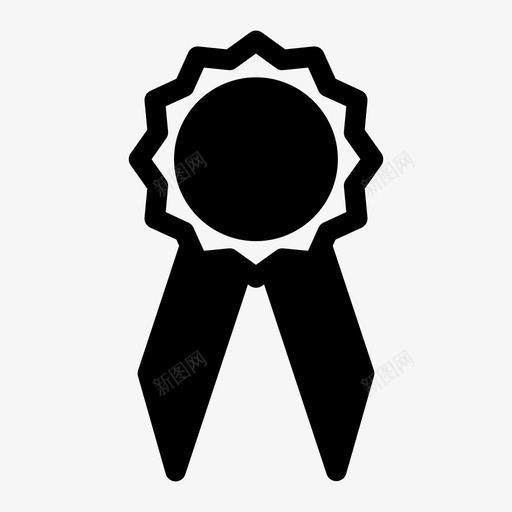 徽章奖章徽章之星图标svg_新图网 https://ixintu.com 丝带 奖章 徽章 徽章之星 徽章获得者