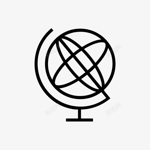 地球国际概述图标svg_新图网 https://ixintu.com 世界 国际 地球 概述