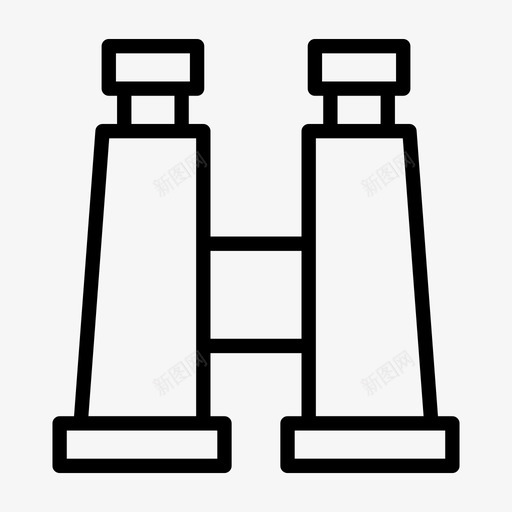 双筒望远镜间谍观察者图标svg_新图网 https://ixintu.com 双筒望远镜 变焦 手表 观察者 间谍 露营