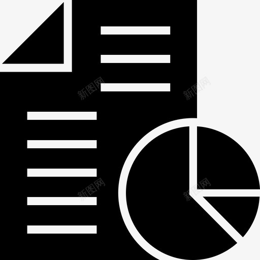 图表报表条形图饼图图标svg_新图网 https://ixintu.com 业务图表和图表glyph64 图表报表 条形图 统计信息 饼图