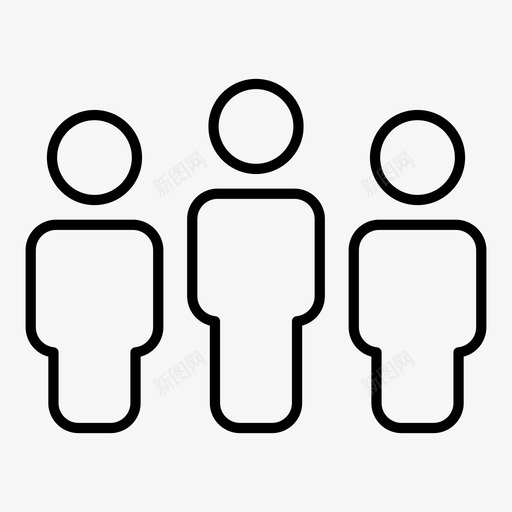人群社区领导者图标svg_新图网 https://ixintu.com 人群 社区 领导者