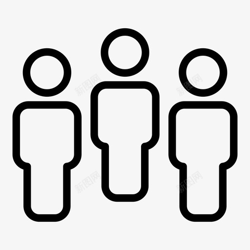 人群社区领导者图标svg_新图网 https://ixintu.com 人群 社区 领导者