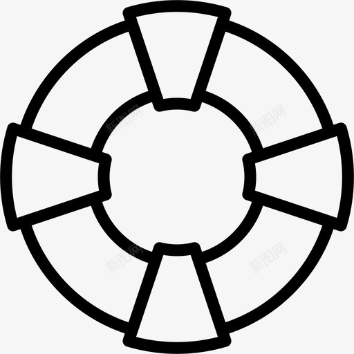 漂浮救命救援图标svg_新图网 https://ixintu.com 其他 支援 救命 救援 漂浮