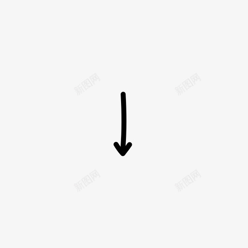 向下小箭头向下箭头方向图标svg_新图网 https://ixintu.com 向下小箭头 向下箭头 手绘箭头 方向