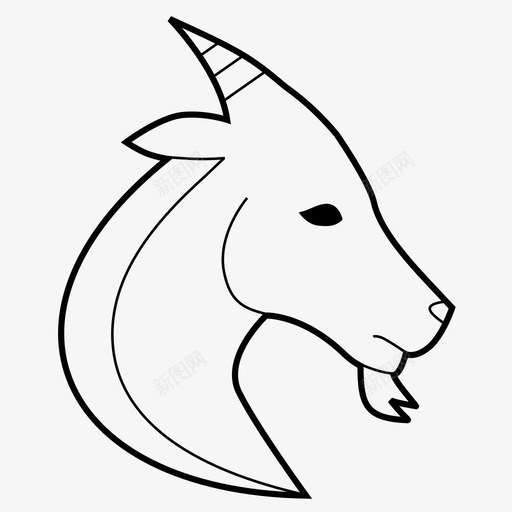 摩羯座背景插图图标svg_新图网 https://ixintu.com 十二宫 插图 摩羯座 星座 背景