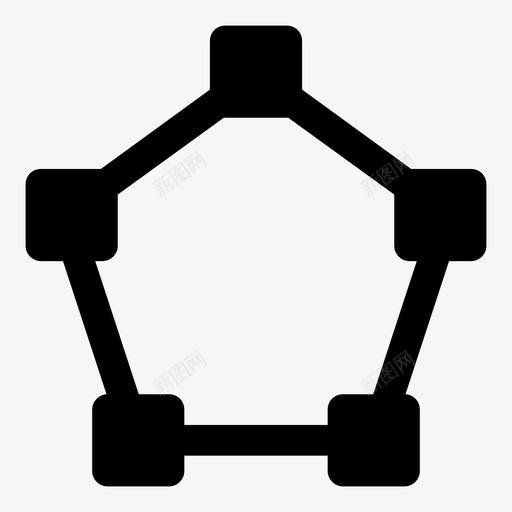 向量路径多边形向量路径多边形图标svg_新图网 https://ixintu.com 向量点 向量路径 向量路径多边形 多边形 线性正方形填充
