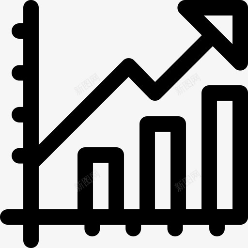 条形图分析地理信息图标svg_新图网 https://ixintu.com 分析 地理信息 条形图 项目管理行32