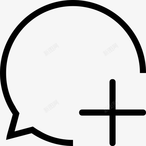 24顶栏_发起会话svg_新图网 https://ixintu.com 24顶栏_发起会话