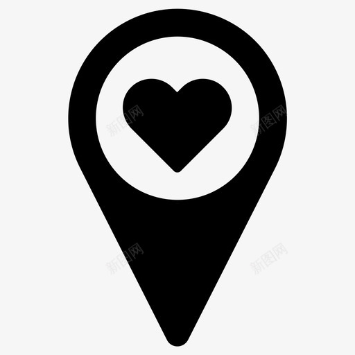 生活地点图标svg_新图网 https://ixintu.com 生活地点