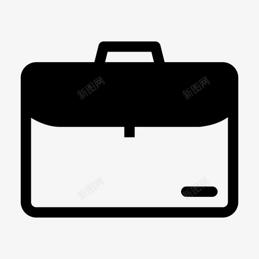 包公文包工作图标svg_新图网 https://ixintu.com 公文包 办公室 包 工作 皮革