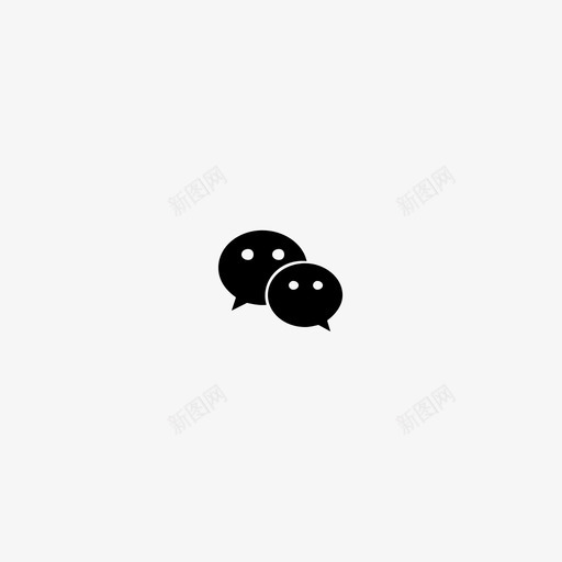 底部_微信svg_新图网 https://ixintu.com 底部_微信