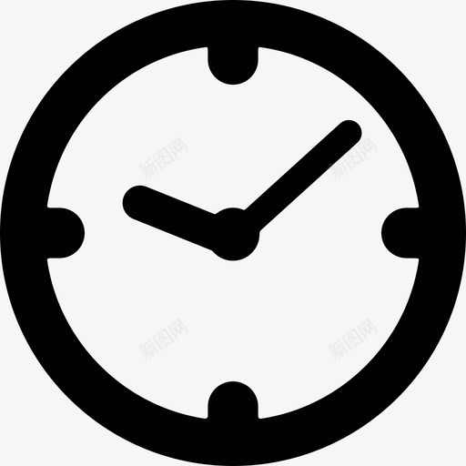 圆形手表企业号实心图标svg_新图网 https://ixintu.com 企业号 圆形手表 实心