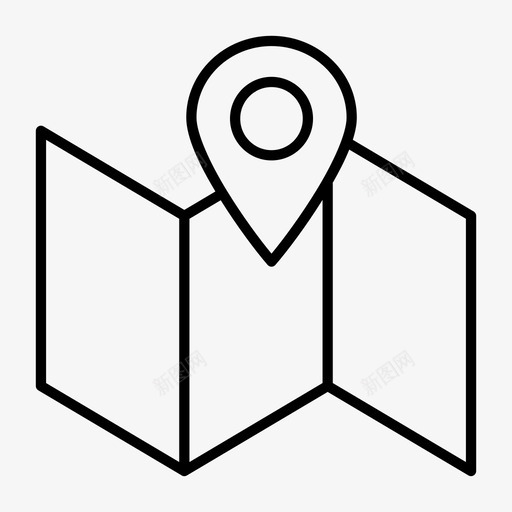 地图位置地址gps图标svg_新图网 https://ixintu.com gps pin 地图位置 地址