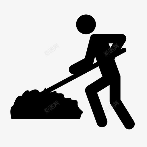 在建铲工图标svg_新图网 https://ixintu.com 在建 工 铲