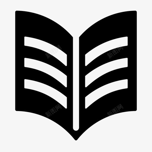 开卷教育图书馆图标svg_新图网 https://ixintu.com 图书馆 学习 学校和教育字形v1 开卷 教育 阅读