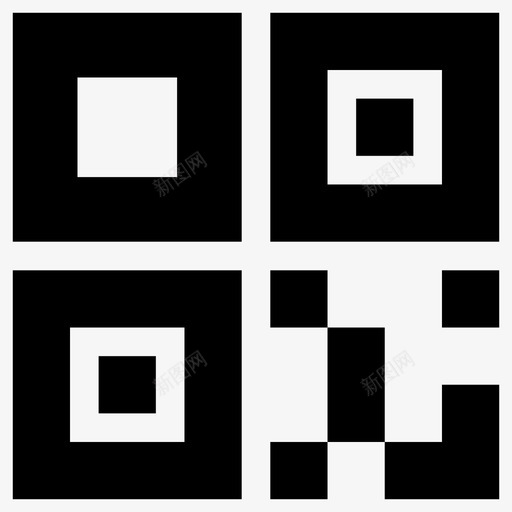 二维码名片svg_新图网 https://ixintu.com 二维码名片