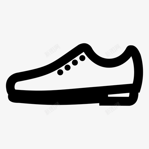鞋皮鞋运动鞋图标svg_新图网 https://ixintu.com 皮鞋 运动鞋 鞋