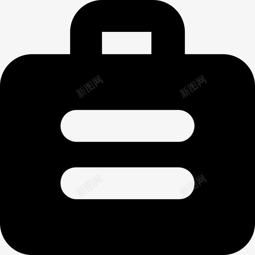 公文包商务包文件包图标svg_新图网 https://ixintu.com 公文包 办公包 商务包 文件包 项目管理字形图标