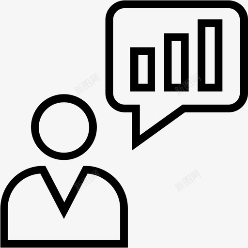 图表分析师业务图标svg_新图网 https://ixintu.com 业务 业务图表和图表行64 分析师 图表 演示