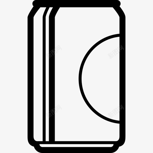 汽水罐饮料粗体轮廓图标svg_新图网 https://ixintu.com 汽水罐 粗体轮廓 饮料