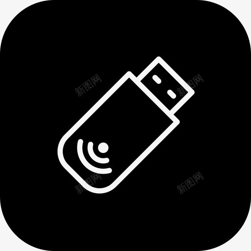 U盘数据驱动器图标svg_新图网 https://ixintu.com U盘 pendrive 在线商店磁砖差异线 存储 数据 闪存 驱动器