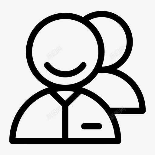 耦合组队列图标svg_新图网 https://ixintu.com 任务组 工作人员 用户 组 耦合 队列