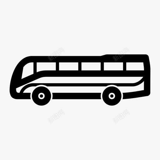 校车旅游车图标svg_新图网 https://ixintu.com 旅游车 校车