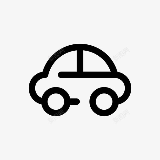 汽车圆形小型图标svg_新图网 https://ixintu.com 圆形 小型 智能 汽车