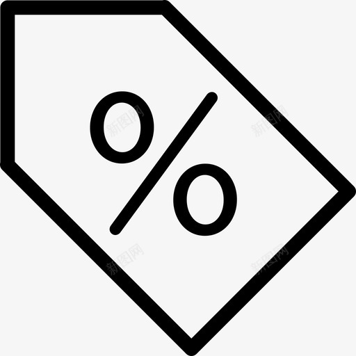 标签百分比百分比促销图标svg_新图网 https://ixintu.com 促销 标签百分比 比率 电子商务 百分比