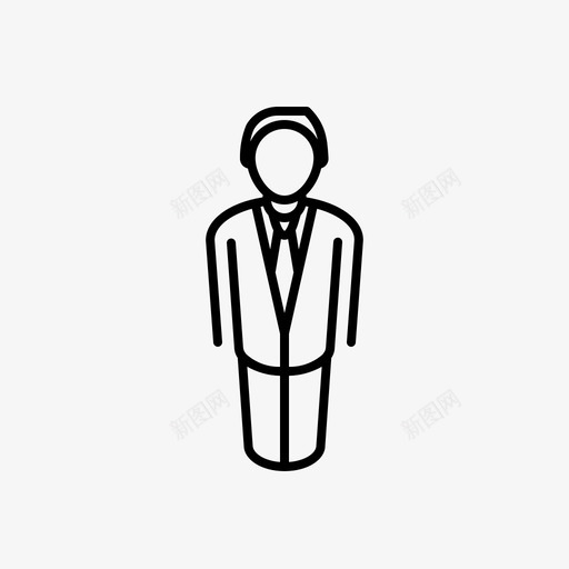 男财务顾问顾问商人图标svg_新图网 https://ixintu.com 商人 男财务顾问 西装 金融 金融偶像 顾问