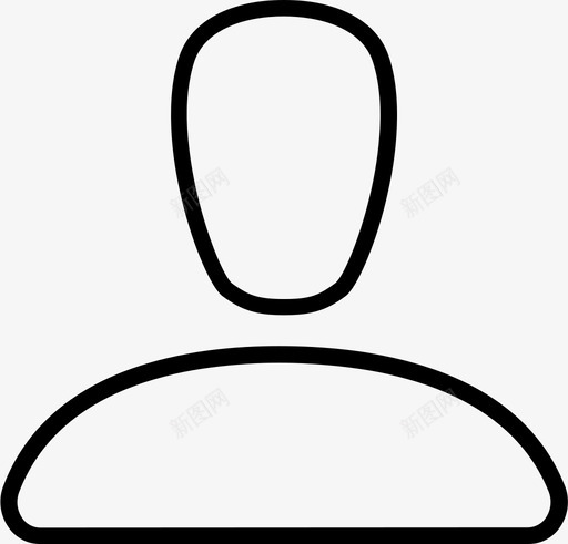 个人用户网络图标svg_新图网 https://ixintu.com 个人 用户 网络