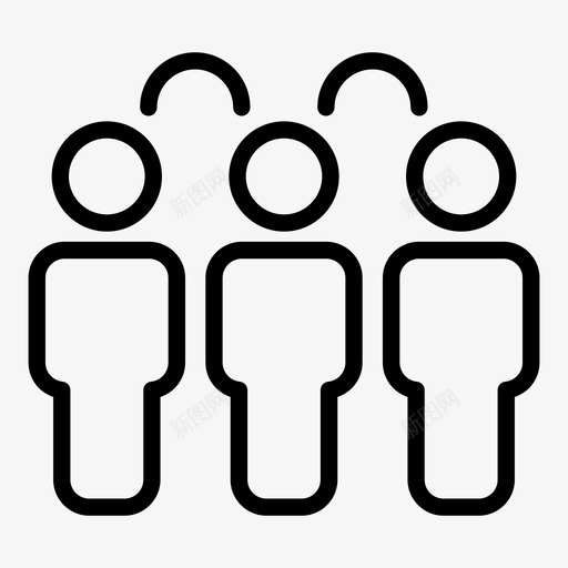 人群社区领导者图标svg_新图网 https://ixintu.com 人群 社区 领导者