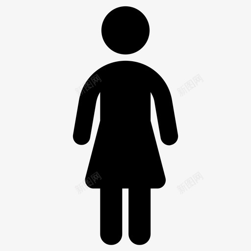 女人家庭图标svg_新图网 https://ixintu.com 女人 家庭