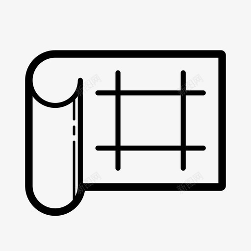 画纸草稿素描图标svg_新图网 https://ixintu.com 作品 画纸 素描 艺术1 草稿