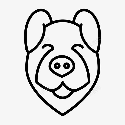 快乐的狗小狗宠物图标svg_新图网 https://ixintu.com 宠物 小狗 快乐的狗 狗的东西