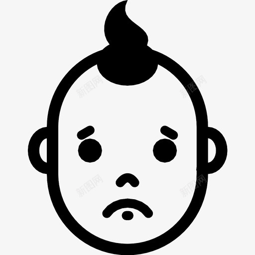 男孩伤心宝贝脸图标svg_新图网 https://ixintu.com 宝贝 抱歉 男孩伤心 脸 脸上的表情和情绪 难过