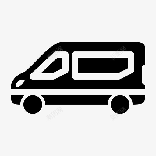 汽车长途汽车面包车图标svg_新图网 https://ixintu.com 汽车 长途汽车 面包车