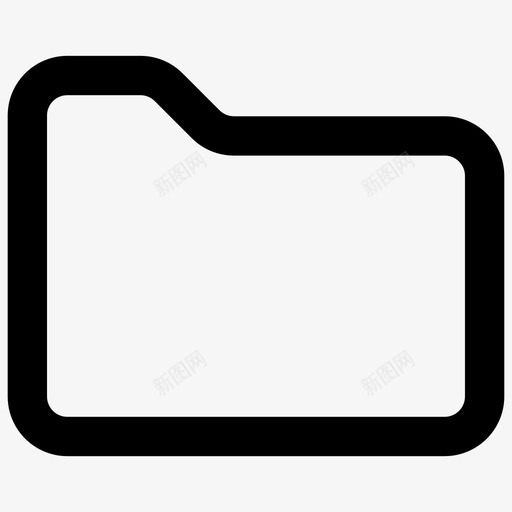 文件夹文档空图标svg_新图网 https://ixintu.com 文件 文件夹 文档 空