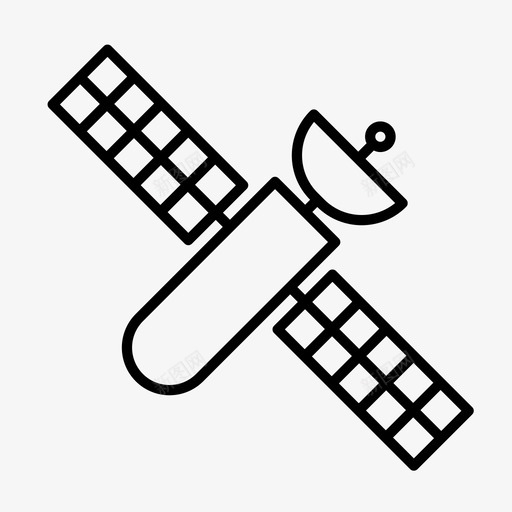 卫星轨道科幻图标svg_新图网 https://ixintu.com 卫星 太空 太阳系 科幻 科幻小说 轨道