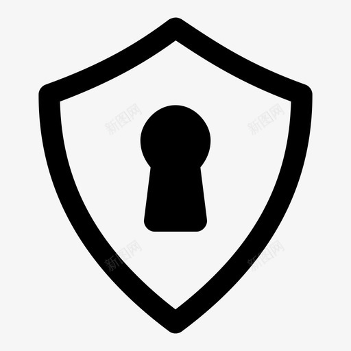锁护罩孔钥匙图标svg_新图网 https://ixintu.com 孔 安全 解锁 钥匙 锁护罩