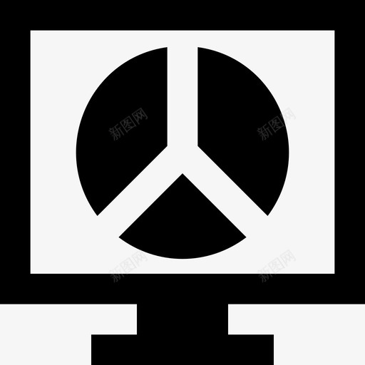 web分析监视器饼图图标svg_新图网 https://ixintu.com web分析 业务图表和图表glyph24 屏幕 监视器 饼图